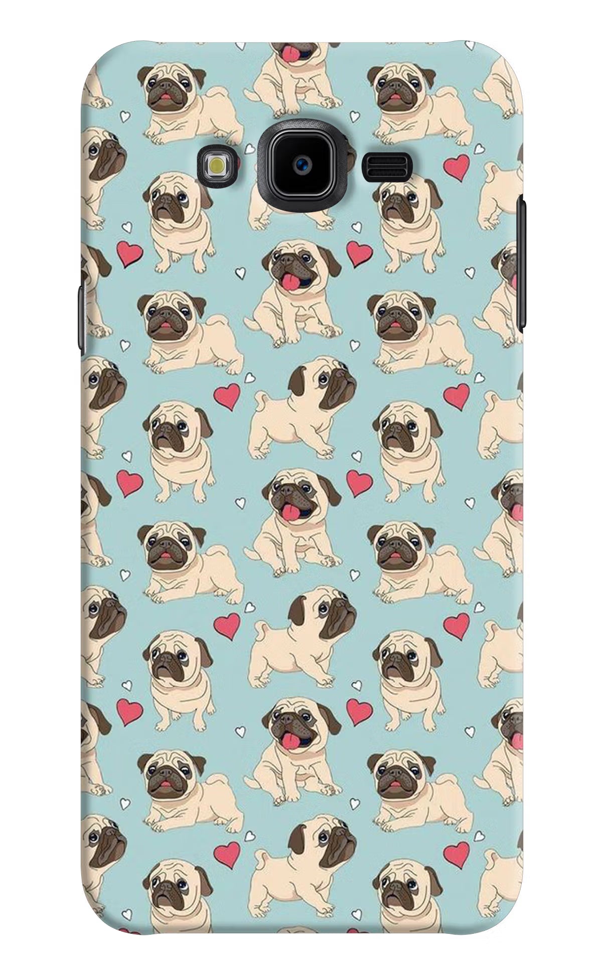 Pug Dog Samsung J7 Nxt Hard Case Back Cover by Casekaro