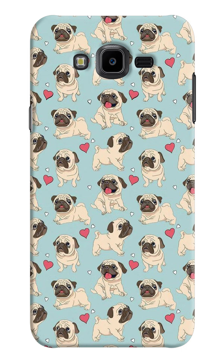 Pug Dog Samsung J7 Nxt Back Cover, Hard case