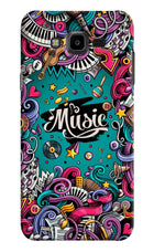 Music Graffiti Samsung J7 Nxt Hard Case Back Cover by Casekaro