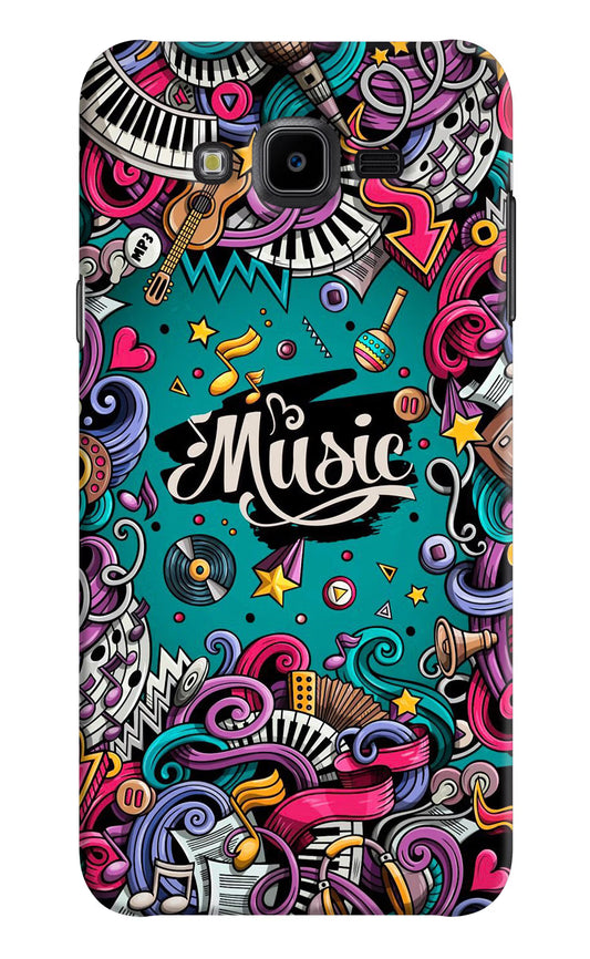 Music Graffiti Samsung J7 Nxt Hard Case Back Cover by Casekaro