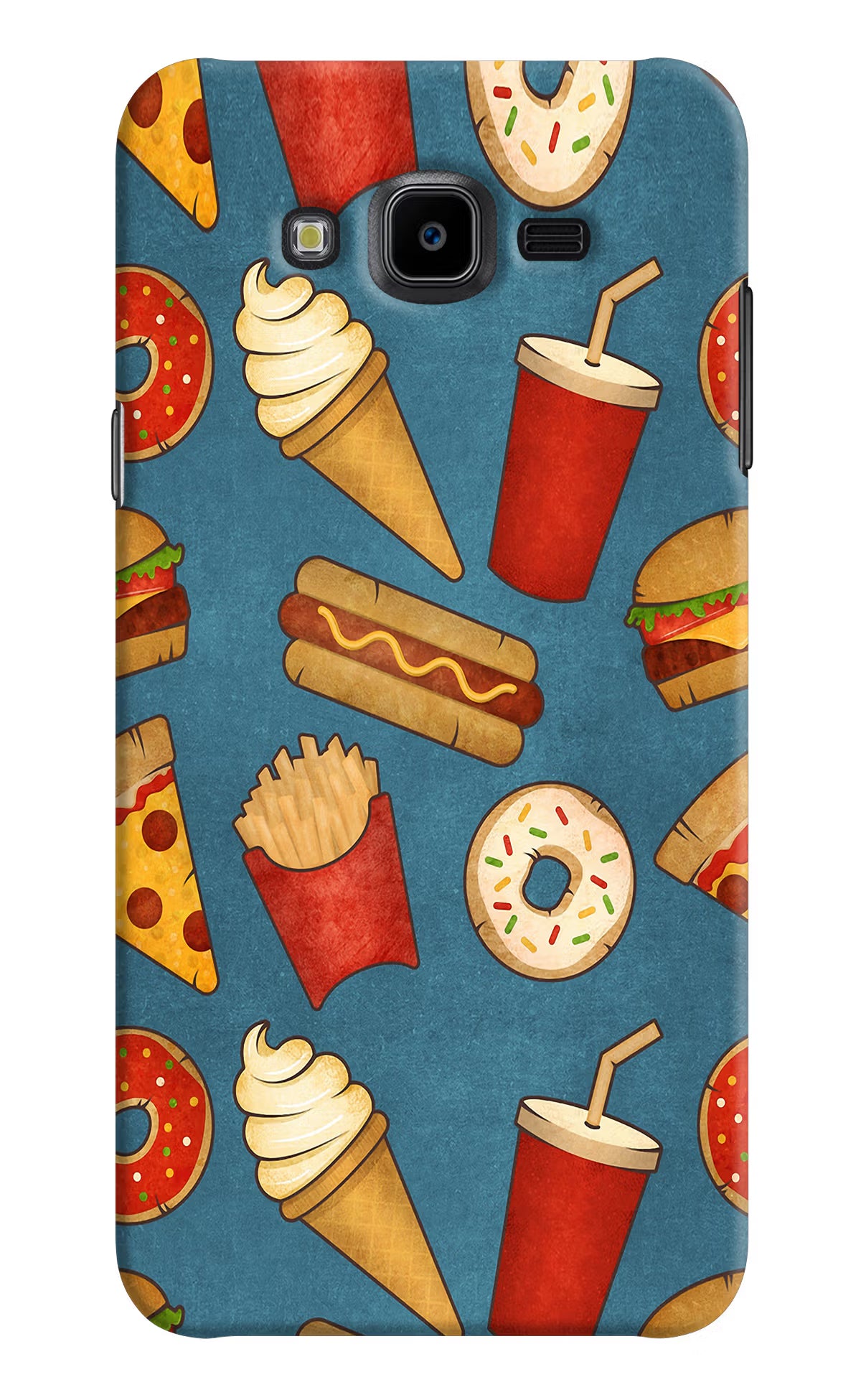 Foodie Samsung J7 Nxt Hard Case Back Cover by Casekaro