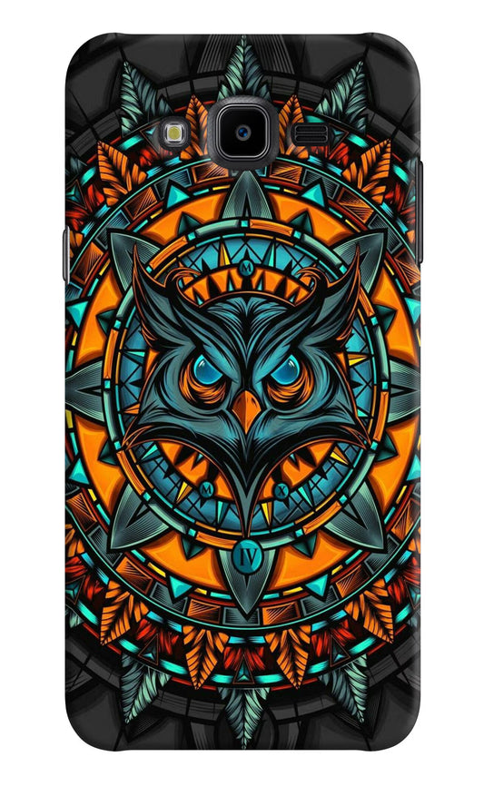 Angry Owl Art Samsung J7 Nxt Hard Case Back Cover by Casekaro