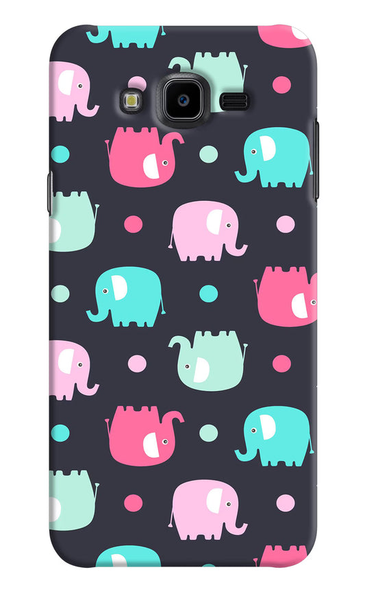 Elephants Samsung J7 Nxt Hard Case Back Cover by Casekaro
