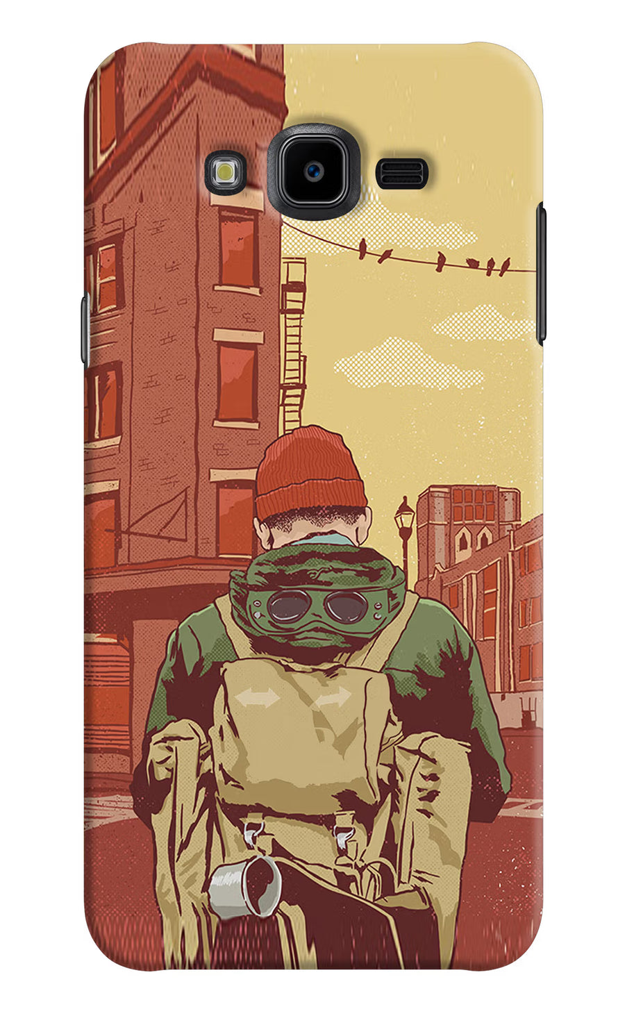 Adventurous Samsung J7 Nxt Back Cover, Hard case