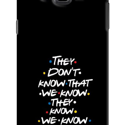 FRIENDS Dialogue Samsung J7 Nxt Hard Case Back Cover by Casekaro