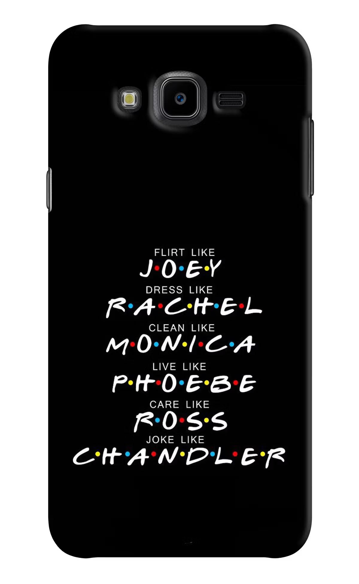FRIENDS Character Samsung J7 Nxt Hard Case Back Cover by Casekaro