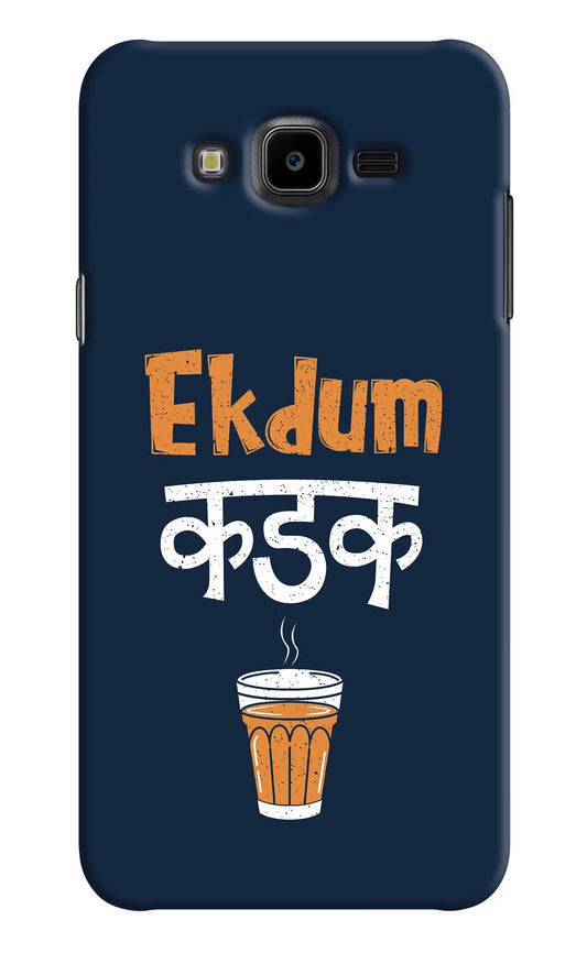 Ekdum Kadak Chai Samsung J7 Nxt Hard Case Back Cover by Casekaro