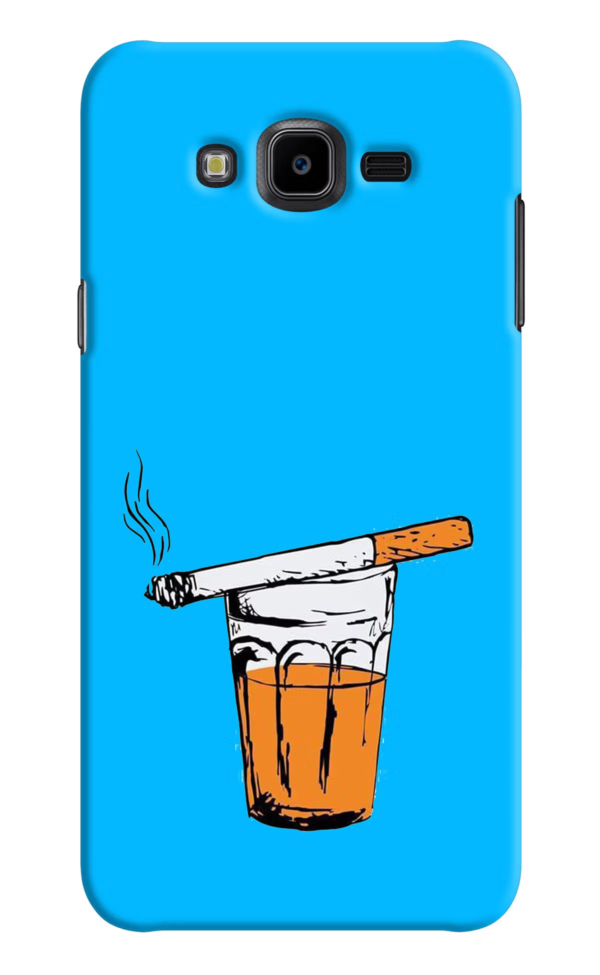 Chai Sutta Samsung J7 Nxt Hard Case Back Cover by Casekaro