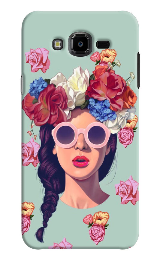 Pretty Girl Samsung J7 Nxt Hard Case Back Cover by Casekaro