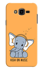 High On Music Samsung J7 Nxt Hard Case Back Cover by Casekaro