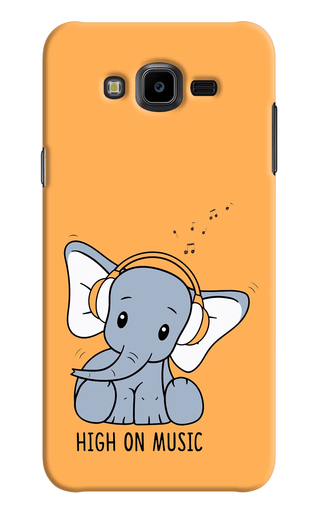 High On Music Samsung J7 Nxt Hard Case Back Cover by Casekaro