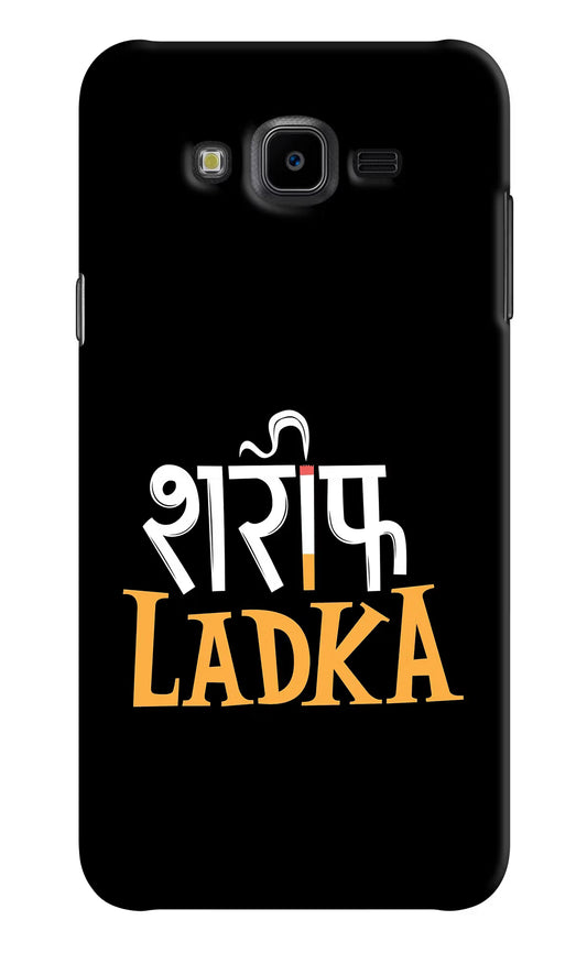 Shareef Ladka Samsung J7 Nxt Hard Case Back Cover by Casekaro