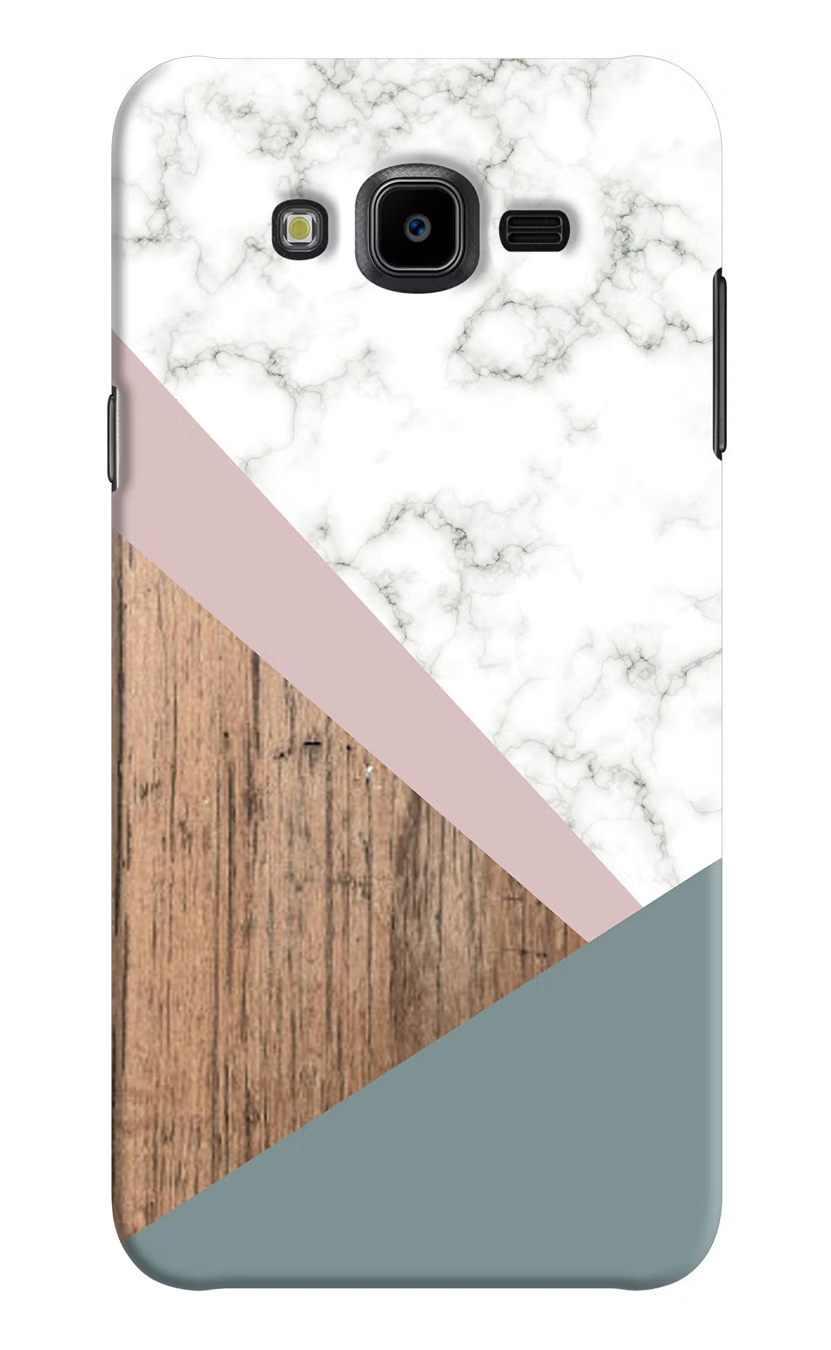 Marble wood Abstract Samsung J7 Nxt Hard Case Back Cover by Casekaro