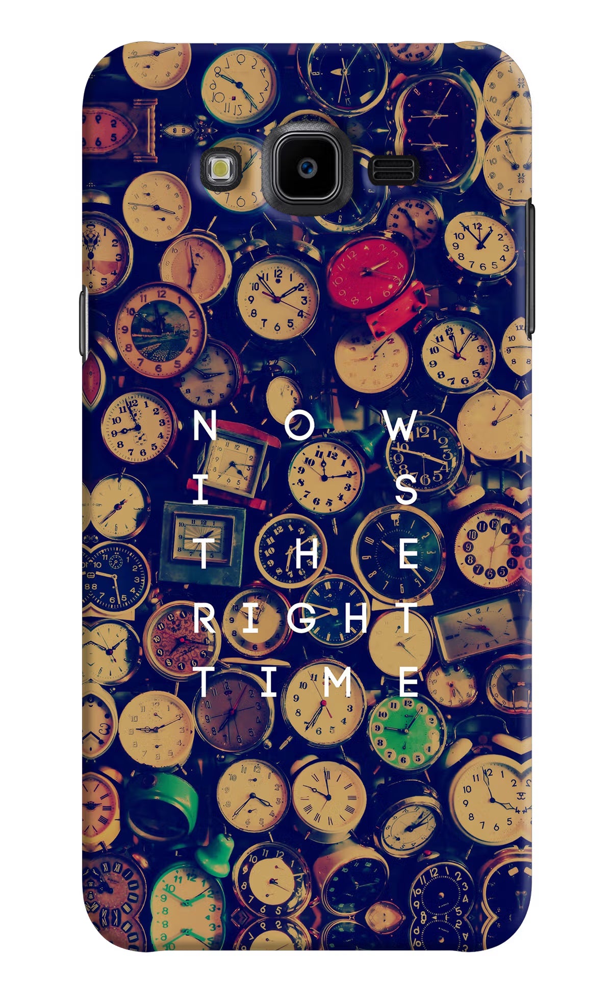 Now is the Right Time Quote Samsung J7 Nxt Hard Case Back Cover by Casekaro