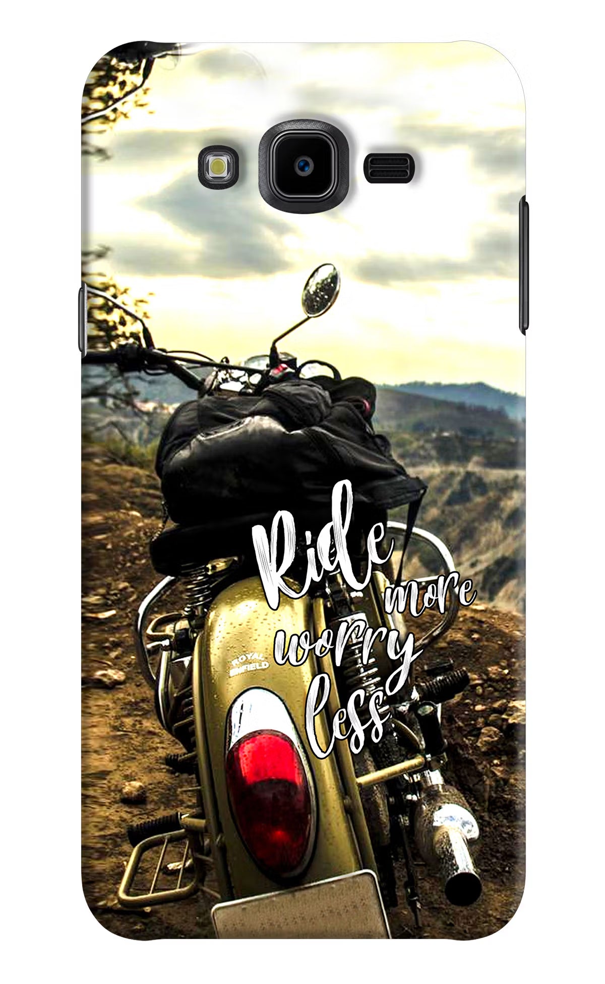 Ride More Worry Less Samsung J7 Nxt Hard Case Back Cover by Casekaro