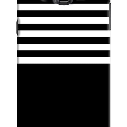 Black and White Print Samsung J7 Nxt Hard Case Back Cover by Casekaro
