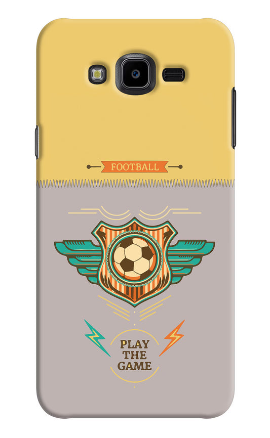 Football Samsung J7 Nxt Hard Case Back Cover by Casekaro