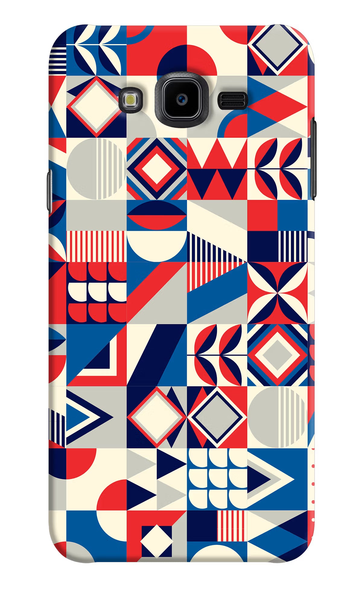 Colorful Pattern Samsung J7 Nxt Hard Case Back Cover by Casekaro