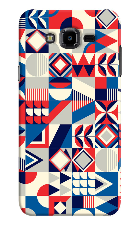 Colorful Pattern Samsung J7 Nxt Hard Case Back Cover by Casekaro