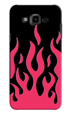 Fire Flames Samsung J7 Nxt Hard Case Back Cover by Casekaro