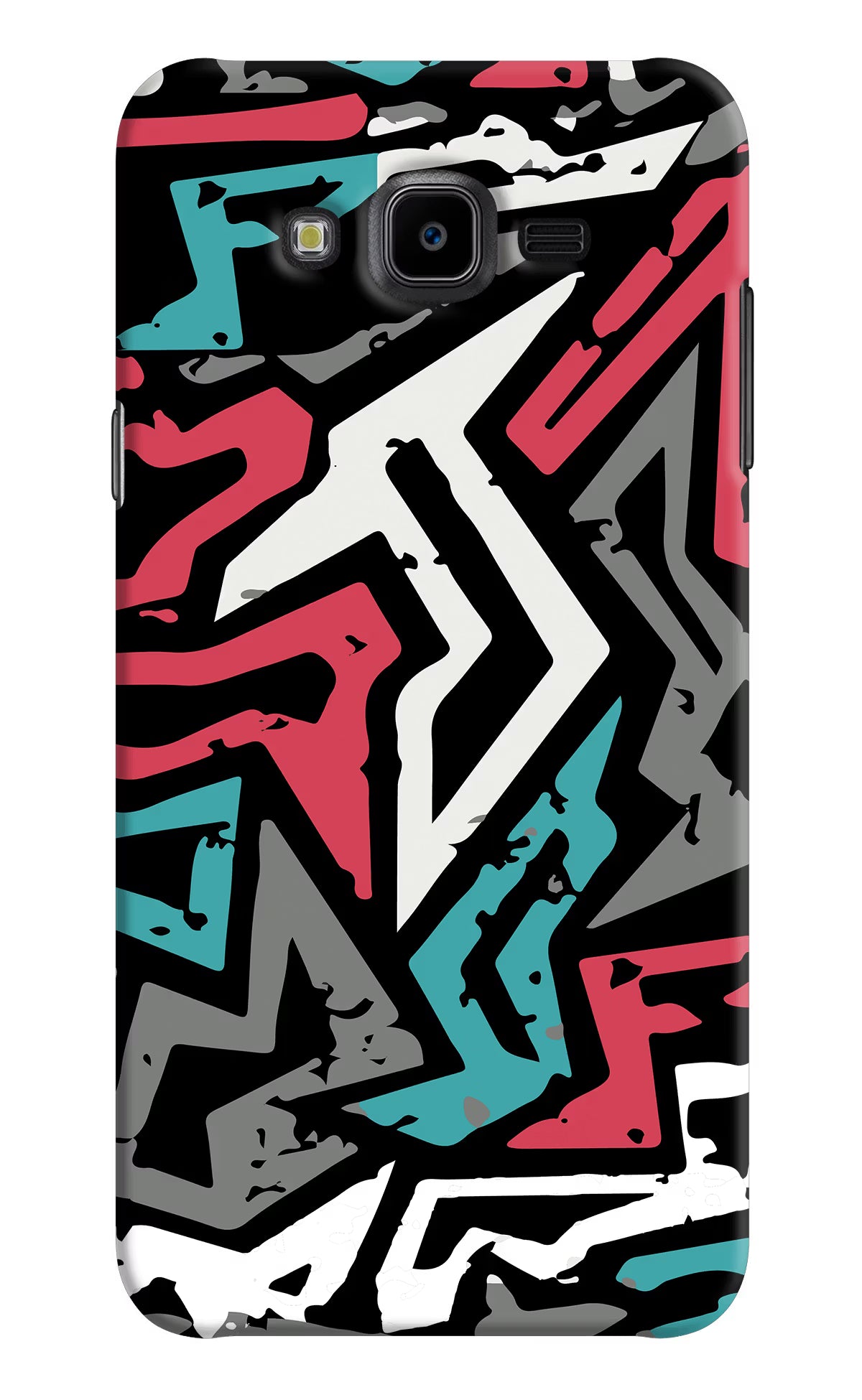 Geometric Graffiti Samsung J7 Nxt Hard Case Back Cover by Casekaro