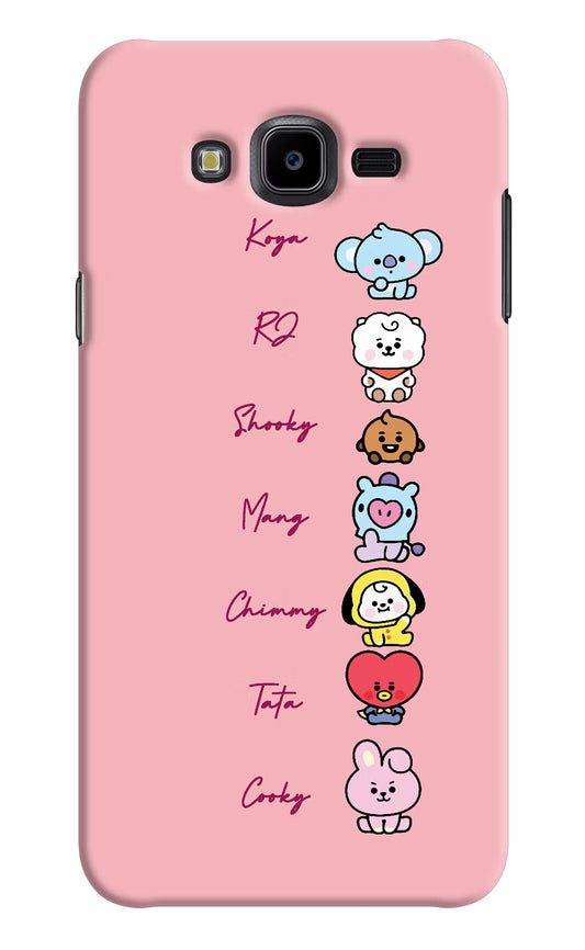 BTS names Samsung J7 Nxt Hard Case Back Cover by Casekaro