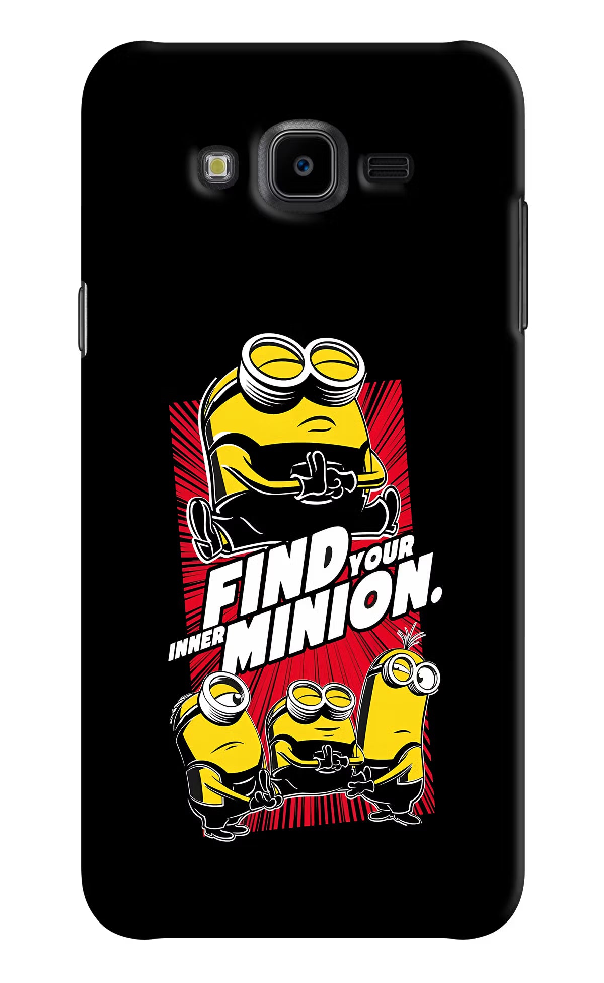 Find your inner Minion Samsung J7 Nxt Hard Case Back Cover by Casekaro
