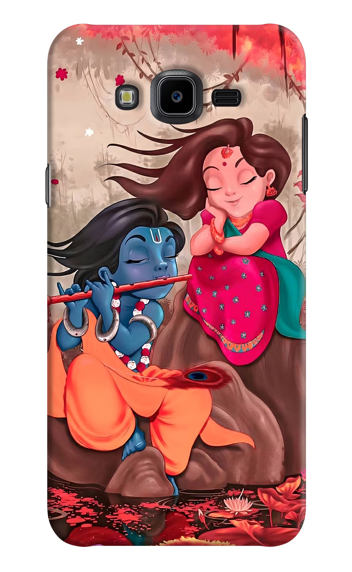 Radhe Krishna Samsung J7 Nxt Hard Case Back Cover by Casekaro