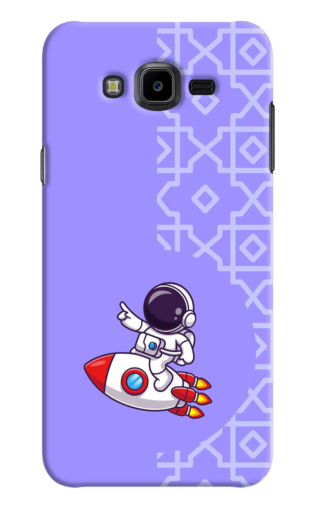 Cute Astronaut Samsung J7 Nxt Hard Case Back Cover by Casekaro