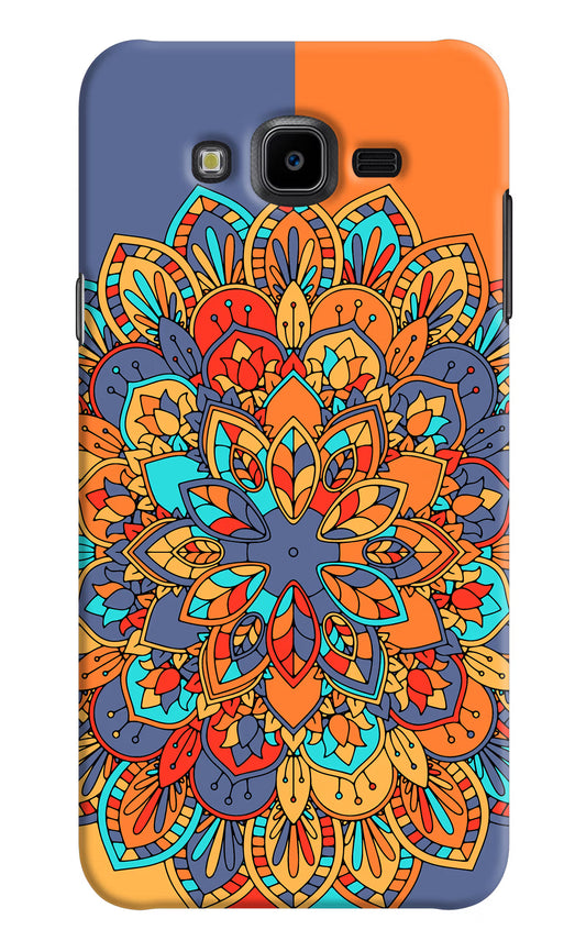 Color Mandala Samsung J7 Nxt Hard Case Back Cover by Casekaro