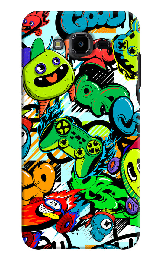 Game Doodle Samsung J7 Nxt Hard Case Back Cover by Casekaro
