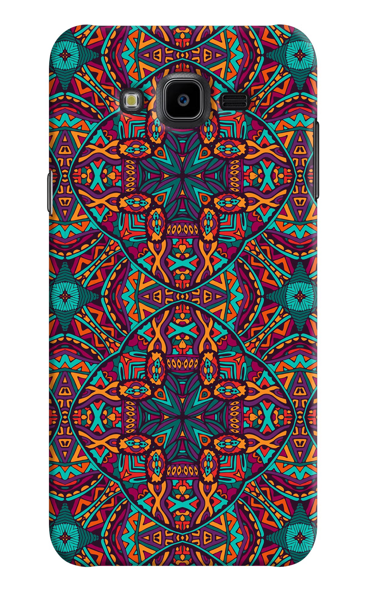 Colour Mandala Samsung J7 Nxt Hard Case Back Cover by Casekaro