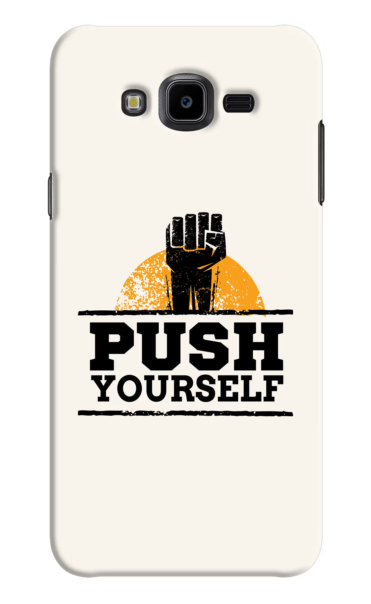 Push Yourself Samsung J7 Nxt Hard Case Back Cover by Casekaro