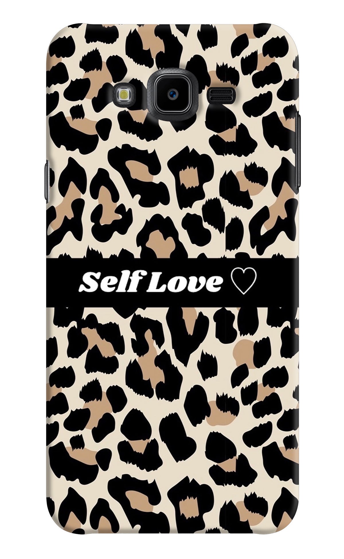 Leopard Print Self Love Samsung J7 Nxt Back Cover