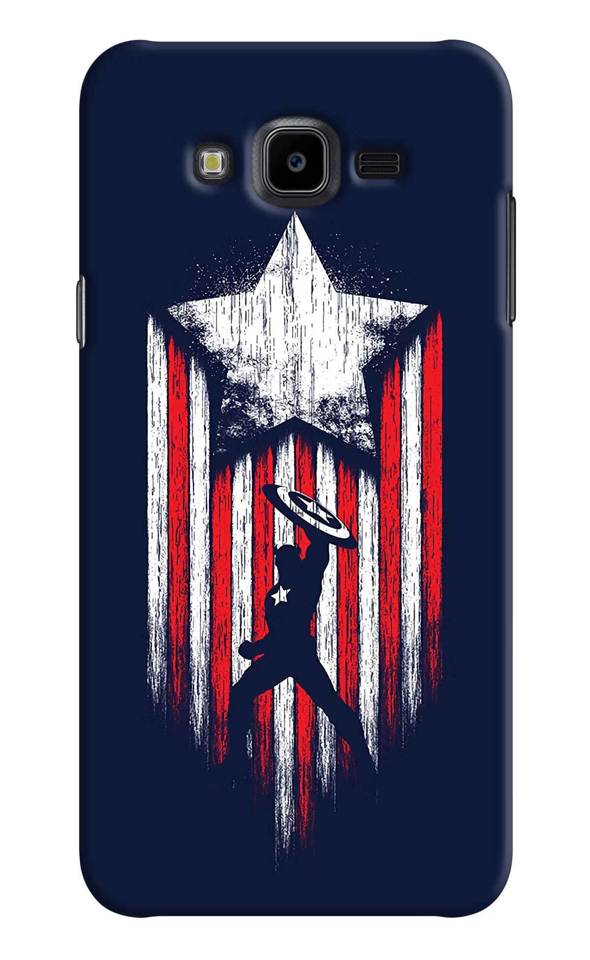 Captain America Marvel Art Samsung J7 Nxt Hard Case Back Cover by Casekaro
