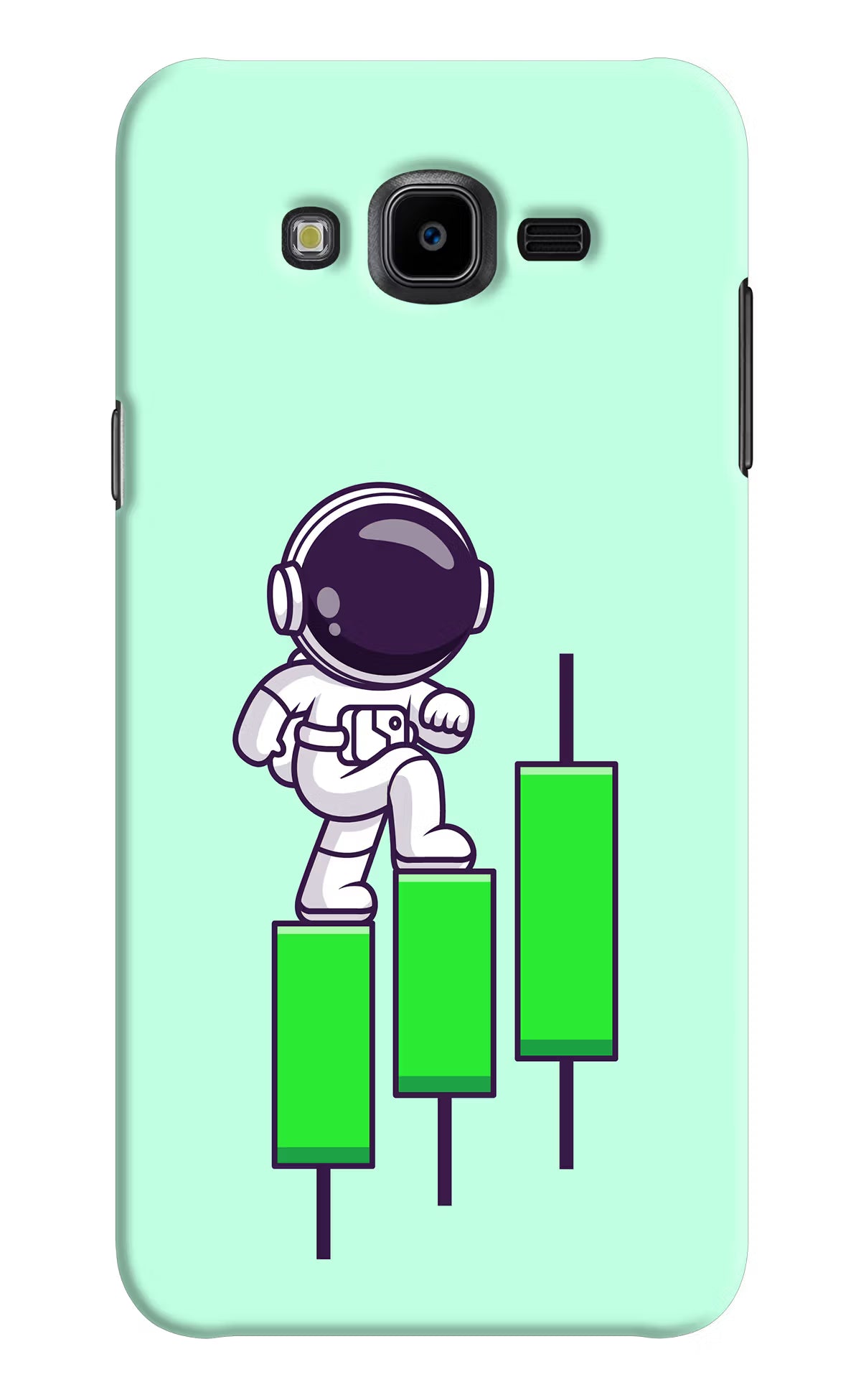 Astronaut Trader Samsung J7 Nxt Hard Case Back Cover by Casekaro