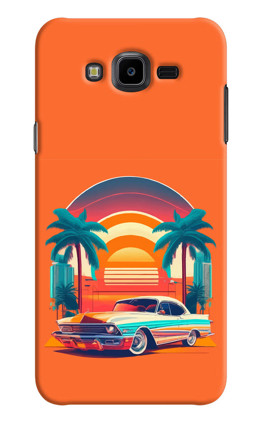 Palm Drive 80s Samsung J7 Nxt Hard Case Back Cover by Casekaro