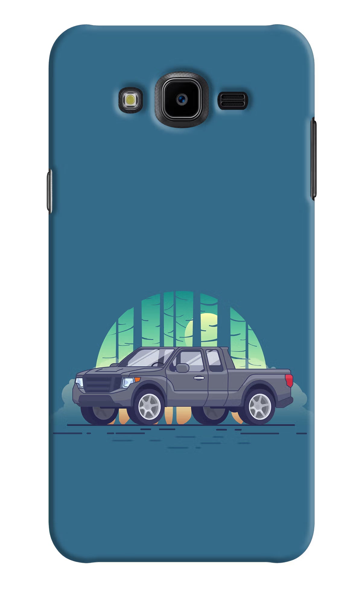Retro Garage Vibe Samsung J7 Nxt Hard Case Back Cover by Casekaro