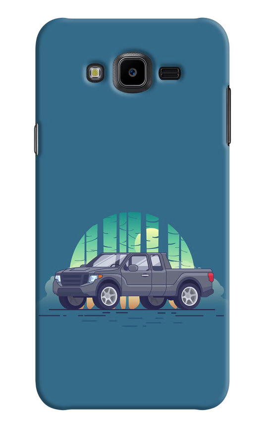 Retro Garage Vibe Samsung J7 Nxt Hard Case Back Cover by Casekaro