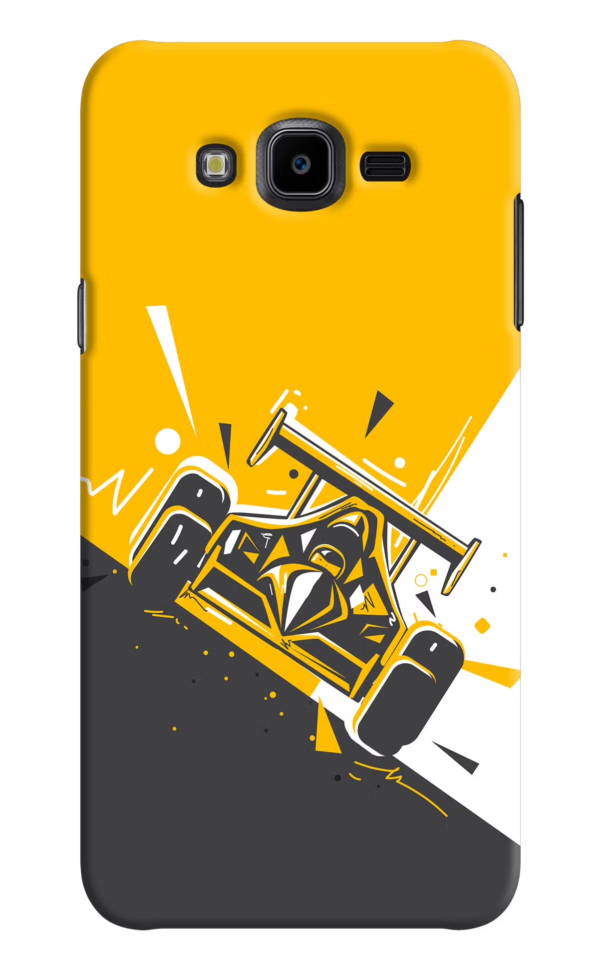 Track King Samsung J7 Nxt Hard Case Back Cover by Casekaro