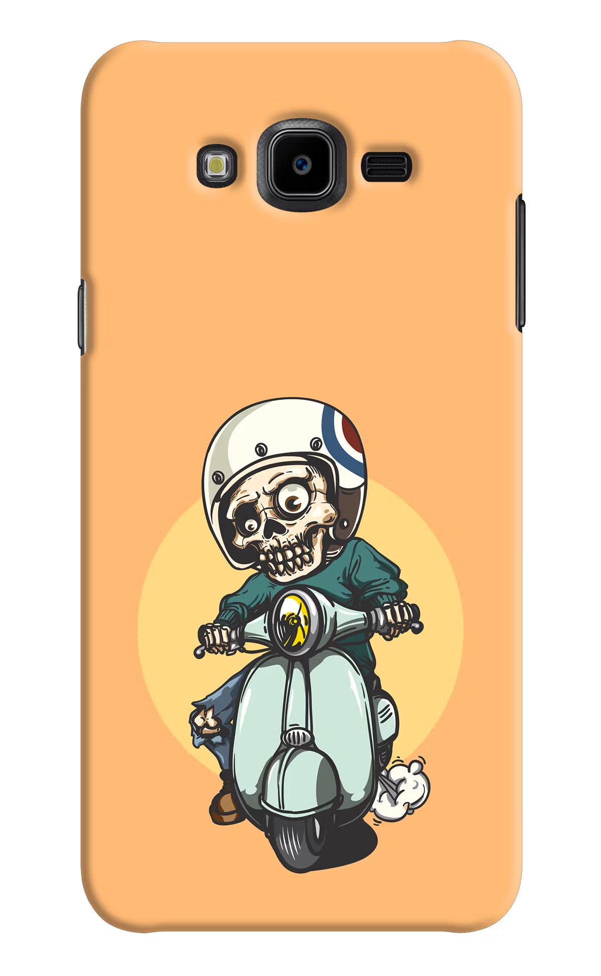 Undead Biker Samsung J7 Nxt Hard Case Back Cover by Casekaro