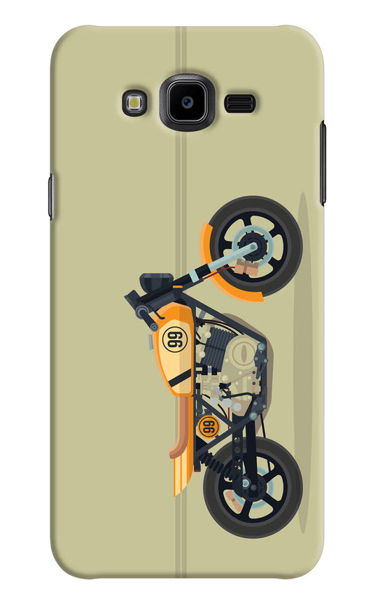 Vertical Speedster Samsung J7 Nxt Hard Case Back Cover by Casekaro