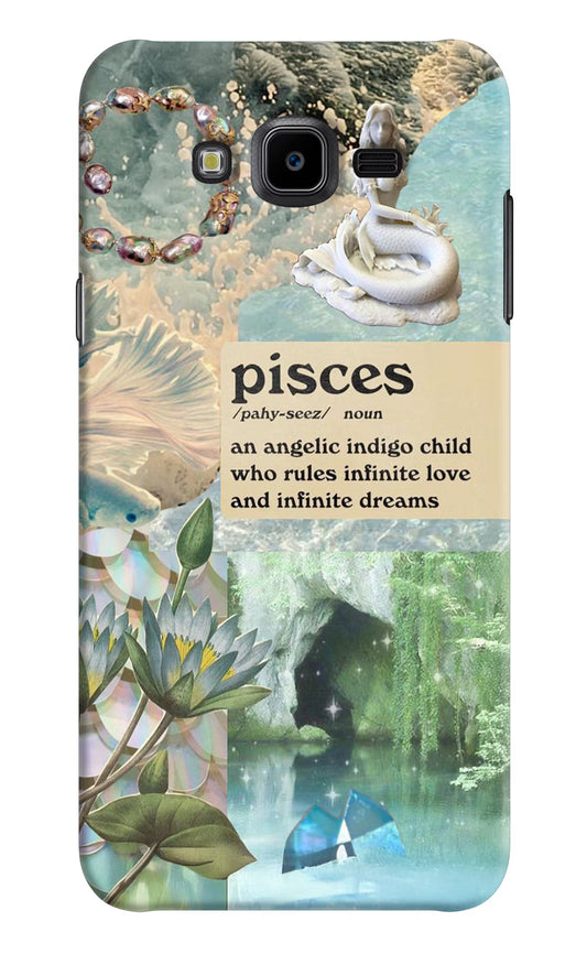 Pisces Zodiac Samsung J7 Nxt Hard Case Back Cover by Casekaro