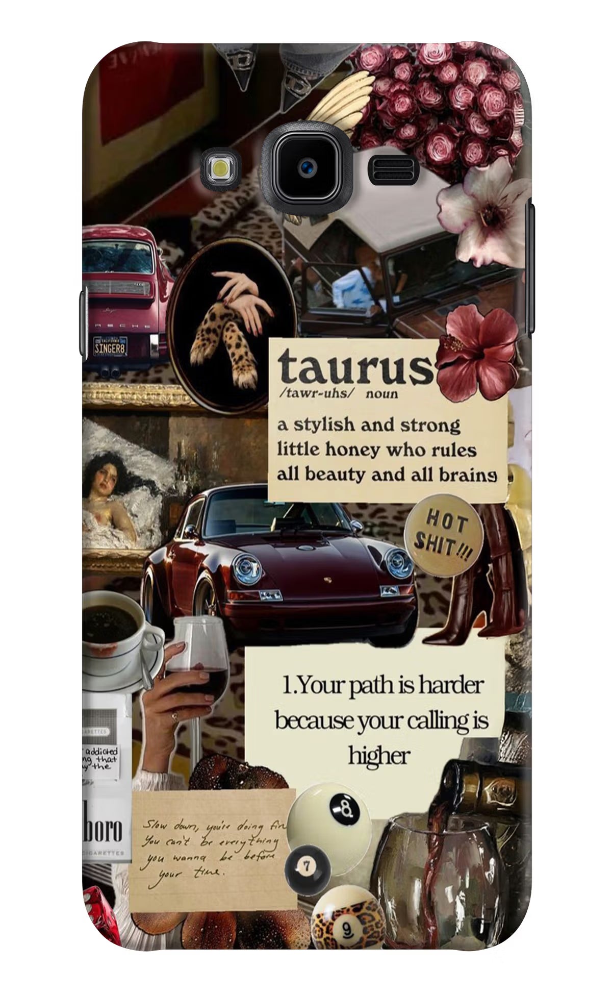 Taurus Zodiac Samsung J7 Nxt Hard Case Back Cover by Casekaro