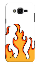 Fired Up – White Samsung J7 Nxt Hard Case Back Cover by Casekaro