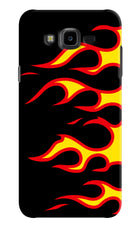 Side Sweep Flames Samsung J7 Nxt Hard Case Back Cover by Casekaro