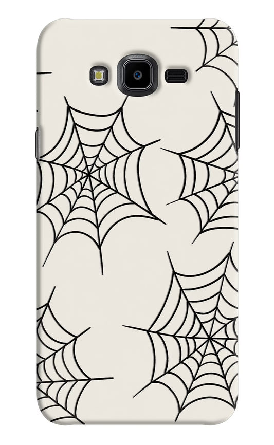 Spider Web Samsung J7 Nxt Hard Case Back Cover by Casekaro