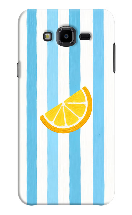 Summer Lemon Samsung J7 Nxt Hard Case Back Cover by Casekaro