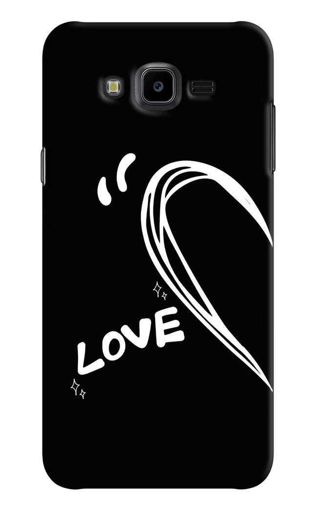 Love Line Samsung J7 Nxt Hard Case Back Cover by Casekaro