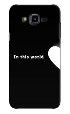 This World Samsung J7 Nxt Hard Case Back Cover by Casekaro